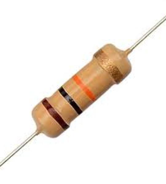 10 ohm carbon film resistor 1/2 watt