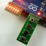 4 LED and 4 Keypad kit module for Arduino