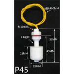 P45 SMALL FLOAT LEVEL CONTROL SWITCH PLASTIC FLOAT SWITCH 100V 0.5A