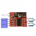 Mini MX1508 2 Way 1.5A PWM Speed Dual H Bridge DC Motor Drive Module L298N