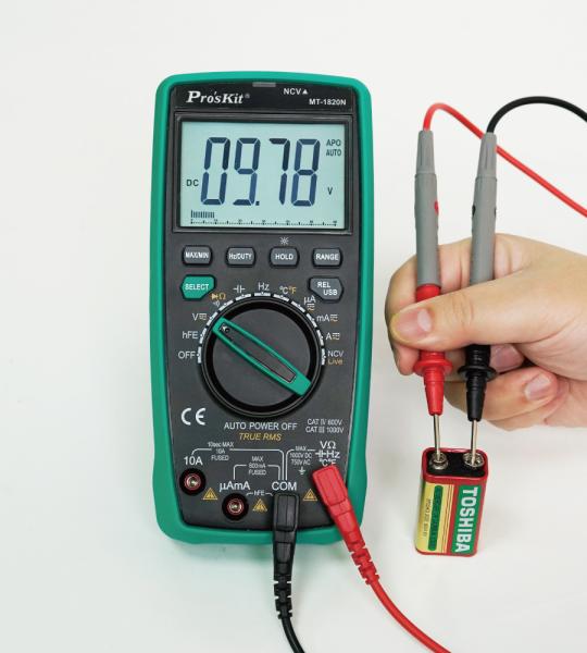 PROSKIT MT-1820 N-C Digital Multimeter with/USB Connector