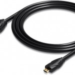 micro hdmi to hdmi 1 meter black cable
