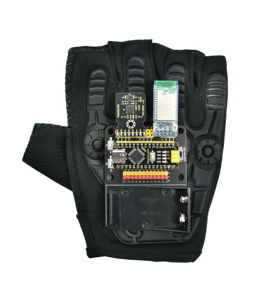 Keyestudio Motion Sensing Glove Gesture Nano Control Smart Car for Arduino Based MPU6050