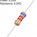 6.2K - 1/4W Carbon Flim Resistor