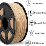 WOOD K5: wood fibre PLA – yellow wood