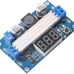 LTC1871 Boost Power Module High Power DC-DC 100W Adjustable Output 3.5-35v Step up Power Supply Converter Module Board with LED Digital Display Voltmeter