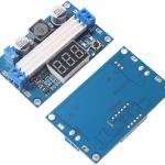 LTC1871 Boost Power Module High Power DC-DC 100W Adjustable Output 3.5-35v Step up Power Supply Converter Module Board with LED Digital Display Voltmeter