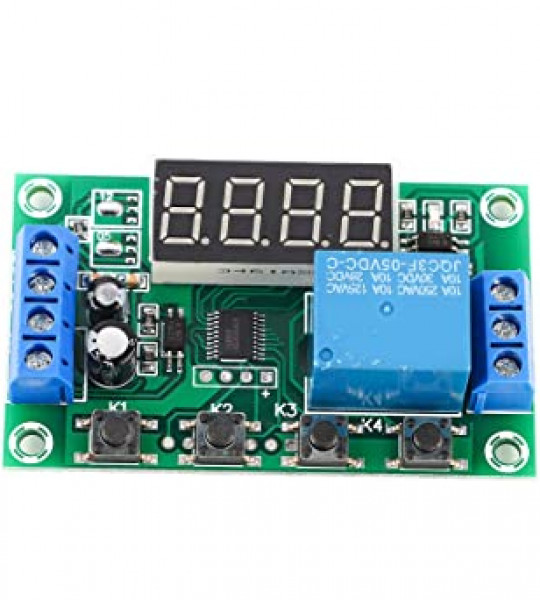 DC 5V 5A YYC-2S Adjustable LED Delay Relay Module Delay Timer Control Switch Board