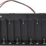 8AA Batteries Storage Box Holder