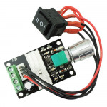 6V 12V 24V 28V 3A 80W DC Motor Speed Controller PWM Adjustable Reversible Switch