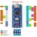 arduino Nano V3.0 ATmega328P 5V 16MHz CH340C Type C