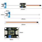 Keyestudio Turbidity Sensor V1.0 With Wires Compatible with Arduino for Water Testing