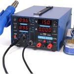 YIHUA 853D Hot Air Rework soldering Station with Power Supply 3 in 1