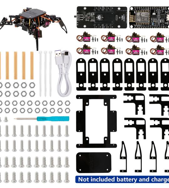 ACEBOTT QD020 ESP8266 Quadruped Bionic Spider Robot kit