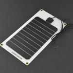 Semi Flexible Monocrystalline Solar Panel (6V 1A) with DFRobot Solar Power Manager