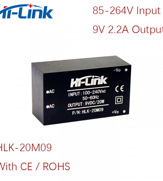 HLK-20M09 Hi-Link 9V 2.2 A 20W AC to DC Power Supply Module