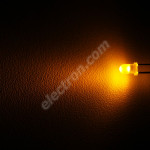 3mm Yellow LED light