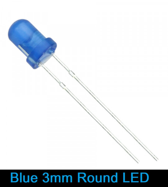 3mm Blue LED light