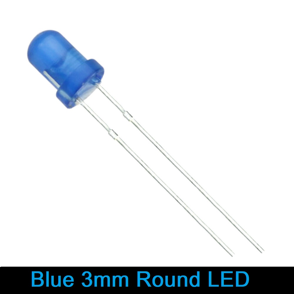 3mm Blue LED light