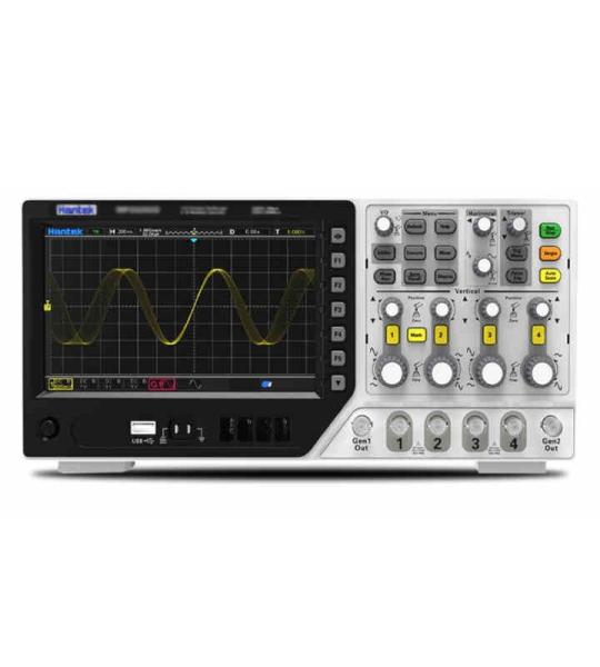 Hantek DPO6104B Digital Storage Oscilloscope 4 Channels 100MHz 1 GSa/s Sample Rate Waveform Generator Spectrum Analyzer
