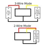 Three wire 0.28 inch dc 0v to 100v digital voltmeter