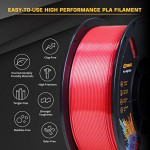 LOTMAXX High Gloss PLA Filament (High Gloss Red)