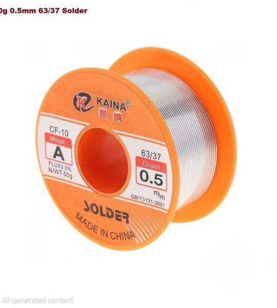 solder wire 0.5mm 50g a type 30% tin content
