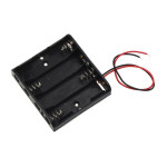 4AA Batteries Storage Box Holder