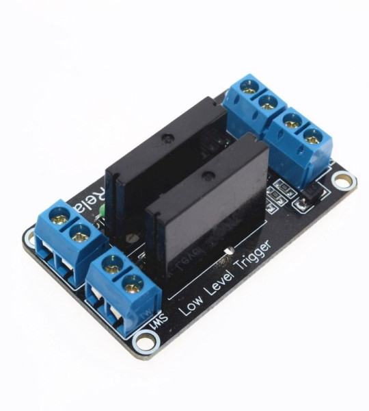 5V 2 Channel SSR Solid-State Relay - low Level Trigger 2A 240V