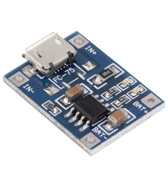 5V 1A Li-Battery Micro USB Charger Module Li-ion LED Charging Board