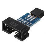 10Pin to Standard 6 Pin Adapter Board For ATMEL AVRISP USBASP STK500
