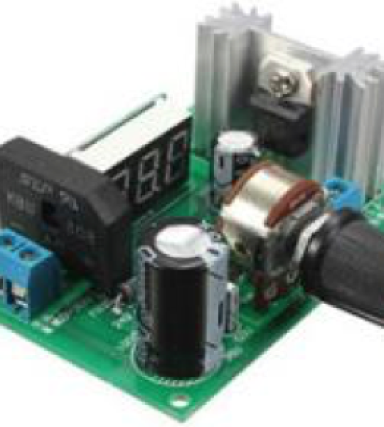 LM317 AC-DC Converters Step Down Power Module Adjustable Linear Regulator with LED Meter