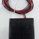 1.5 V 250mA Solar Cell - Solar Panel 52x52mm with 1m wire