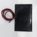 1.5 V500mA Solar Sell - Solar Panel 110x70mm with 1m wire