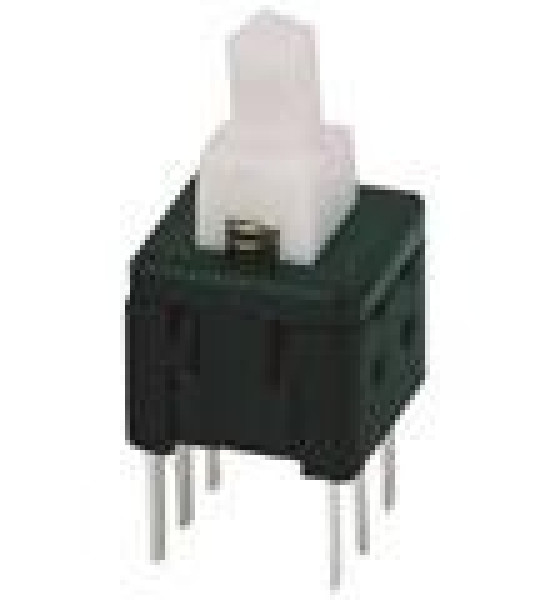 6 Pin Push ON OFF Switch - White (6x6mm)