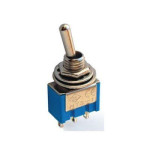Blue Toggle switch ON-ON, 3P SPDT Solder terminal- IC139 3 FEET TOGGLE SWITCH