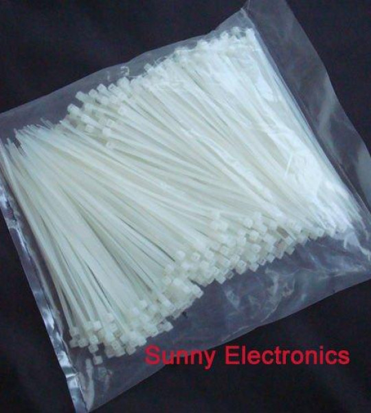Cable tie white - 250mm