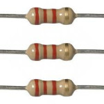 1 ohm - 1/4W Carbon Flim Resistor