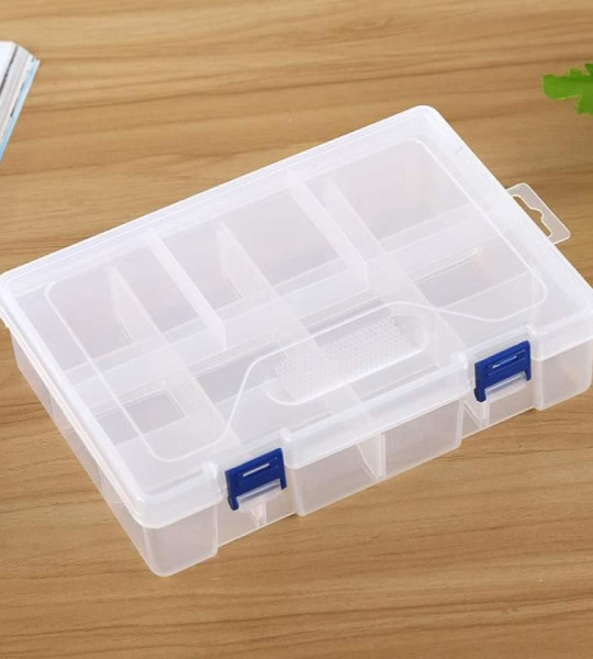 plastic tool box 22.5*15.5*6 cm a total of 2 layer