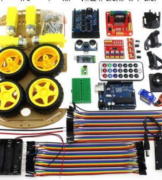 Intelligent Bluetooth Tracking/ Obstacle Avoidance Car Unassembled