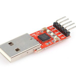 USB to TTL UART Serial Converter CP2102 STC (red)