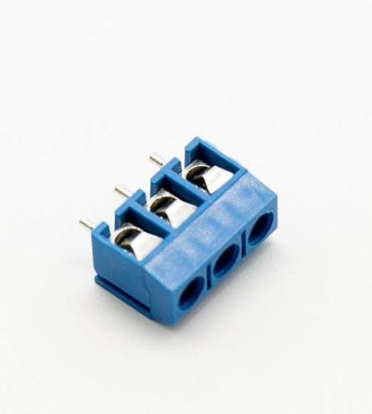 5MM PITCH 3 POLE PCB MOUNT SCREW TERMINAL BLOCK CONNECTOR