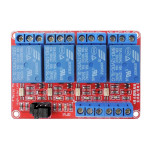 12V 4 Channel High / Low Level Trigger with Optical Isolation Relay Module