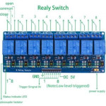 5v 8 channel relay module board