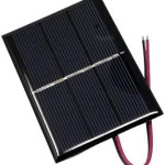 12 V 150mA Solar Battery - Solar Panel 115x90mm with wire