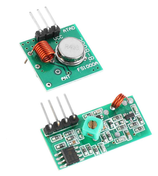 433Mhz RF transmitter and Receiver module