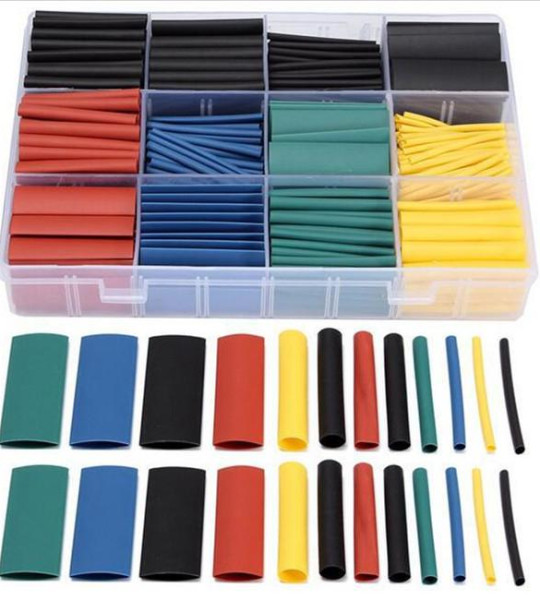 530PCS Polyolefin Insulation Heat Shrink Electrical Heat Shrink Tube