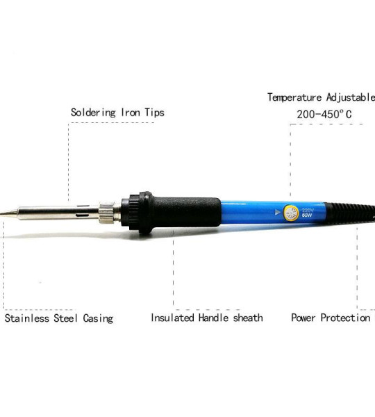 110V/220V 60 W soldering iron adjustable temperature