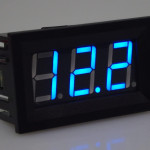 3 Digits 0.56 3 Wire Dc 0-100v Blue Led Digital Voltmeter Voltage Display Module"