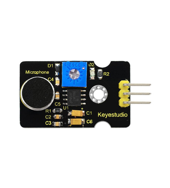 Keyestudio OEM/ODM Analog Output Module Microphone Module Voice Sound Sensor for Arduino